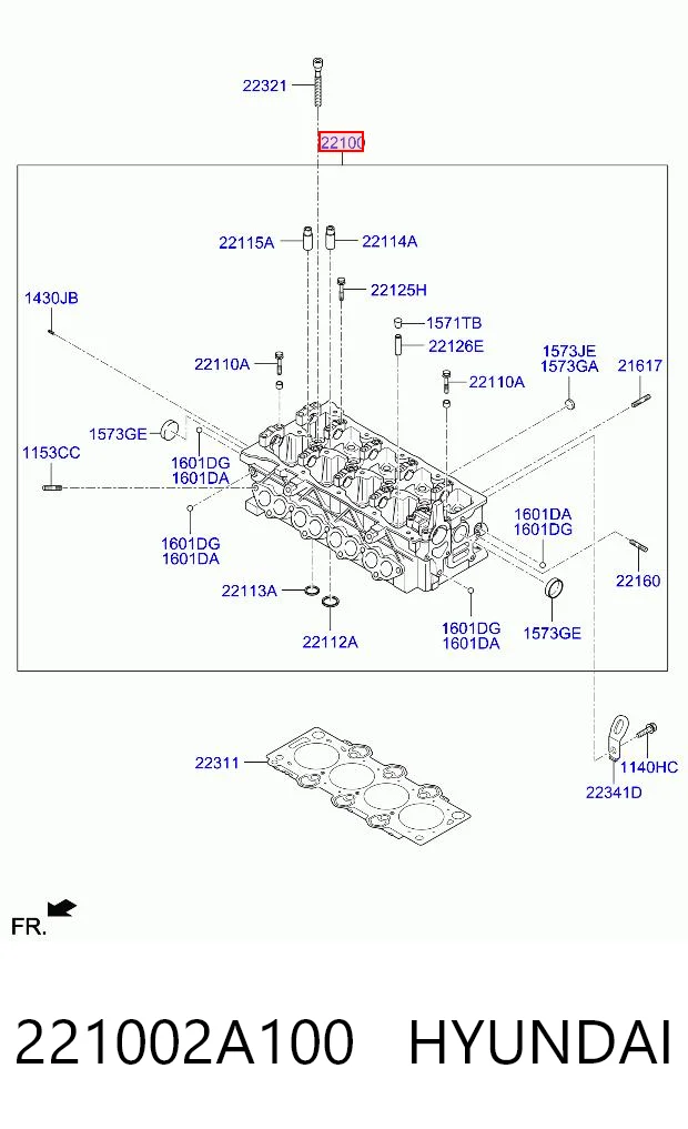 CHM350B CHM Головка блока цилиндров