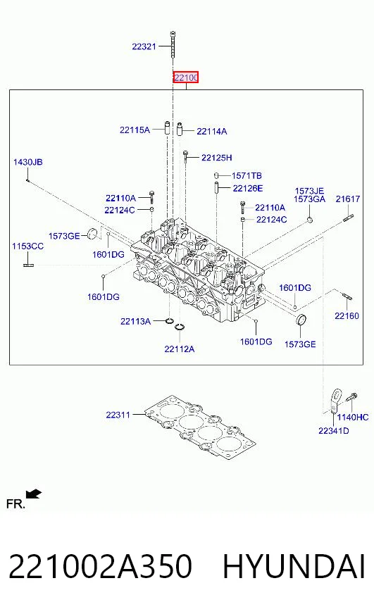 Купить CHM350B CHM ГБЦ  двигателя