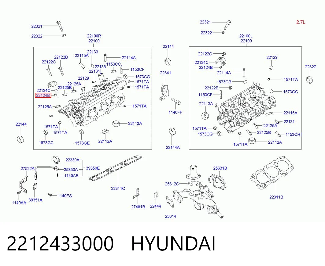 2212433000 Hyundai/Kia