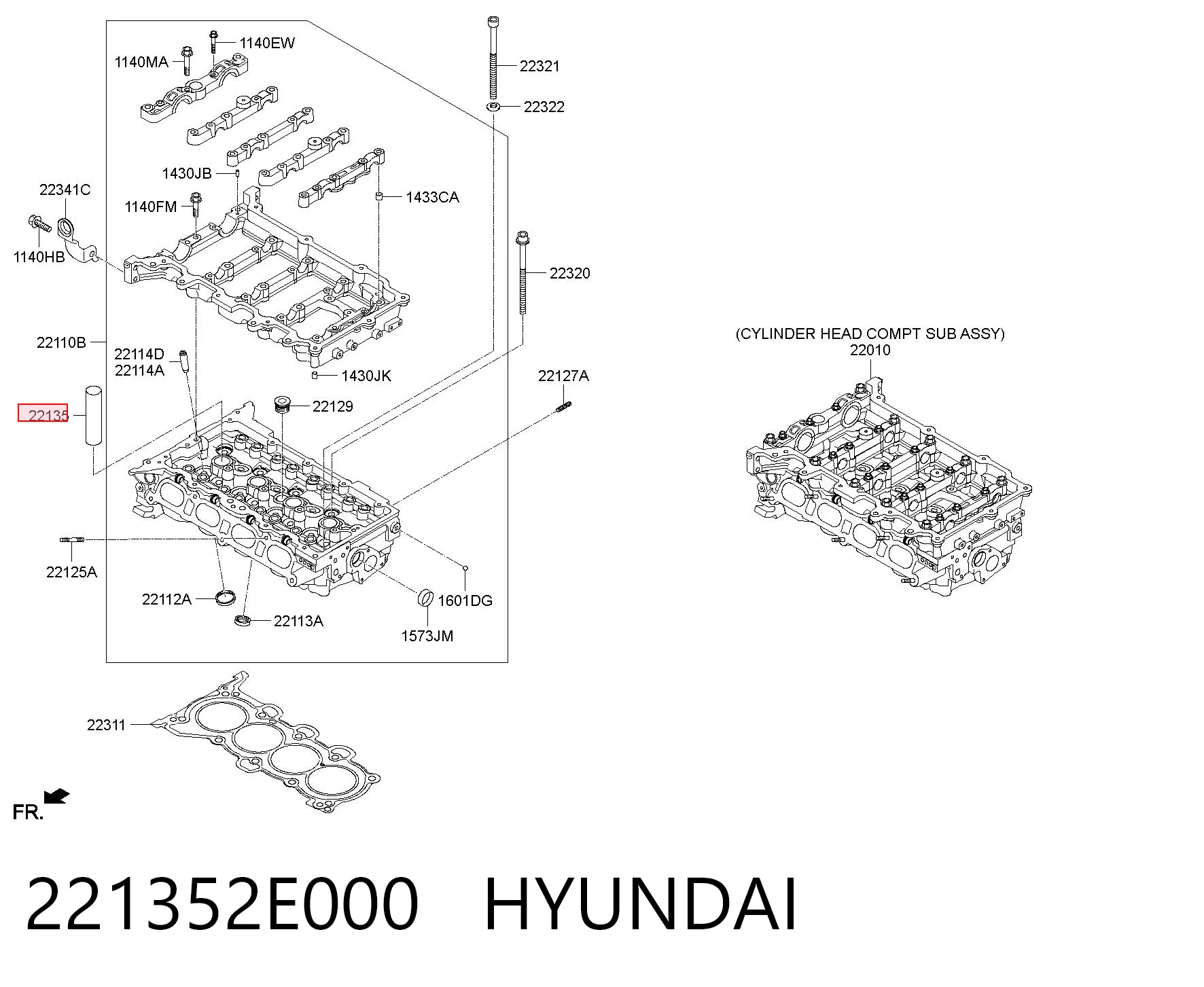 221352E000 Hyundai/Kia 