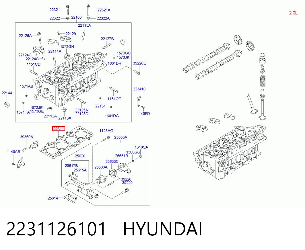 Прокладка ГБЦ N00524OEM Korea (oem)
