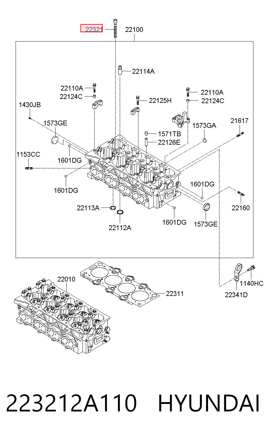 Купить B2189 FAI Болт ГБЦ