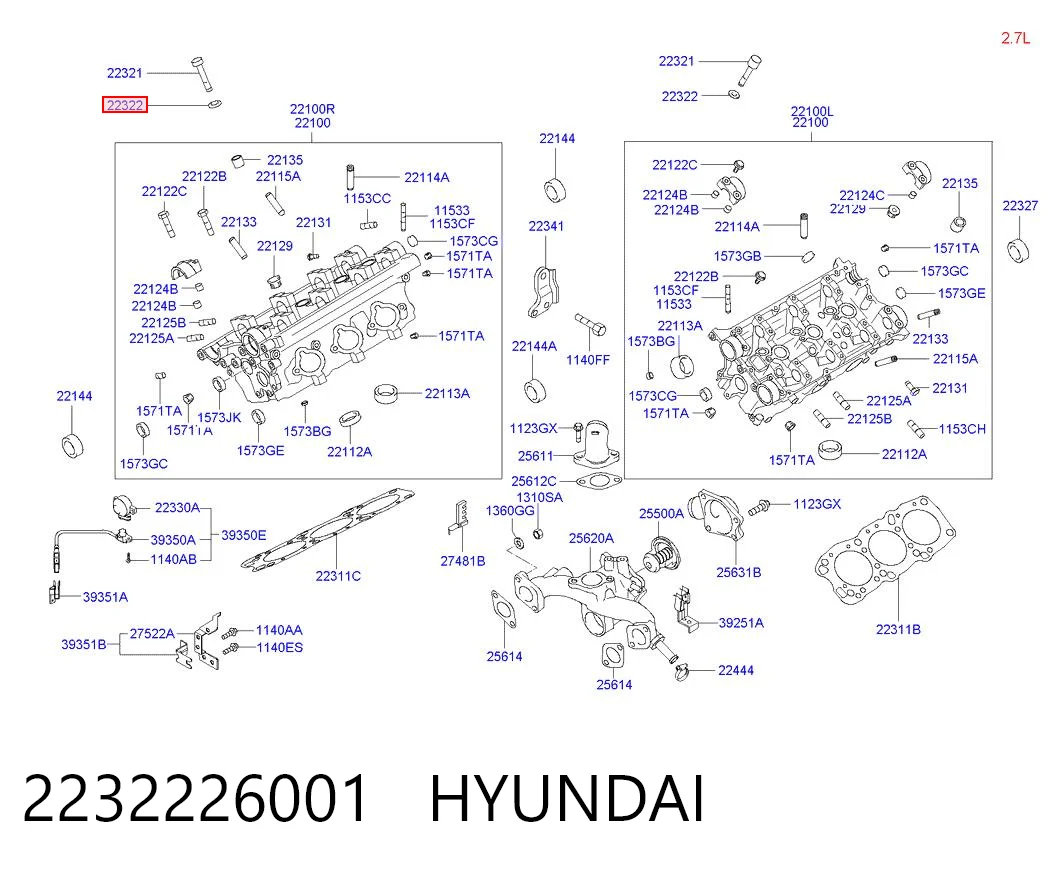 2232226001 Hyundai/Kia 