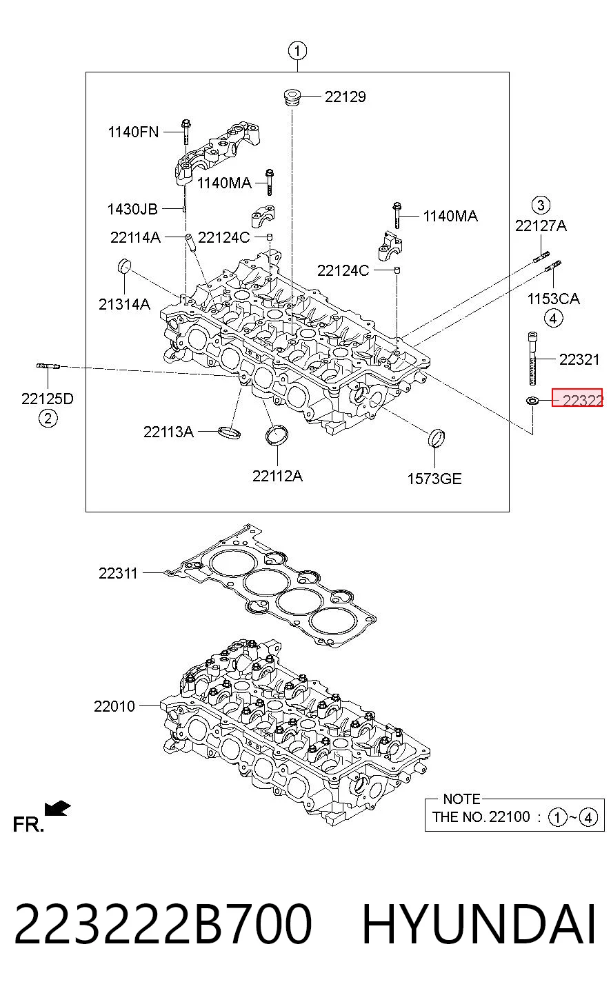 223222B700 Hyundai/Kia 