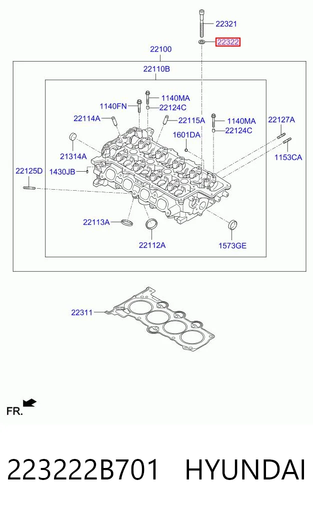 223222B701 Hyundai/Kia 