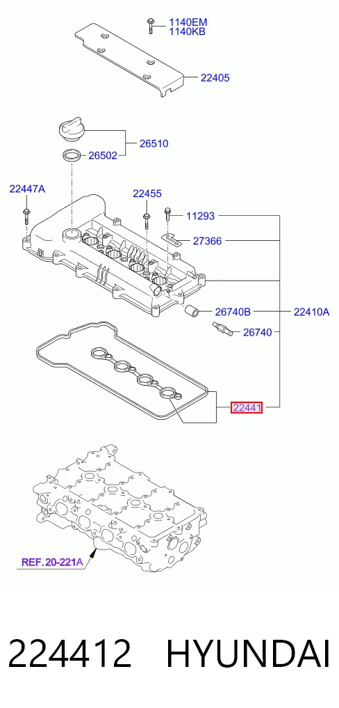 Прокладка клапанной крышки двигателя, комплект Stone JCC3031XS цена, от 12.14 USD