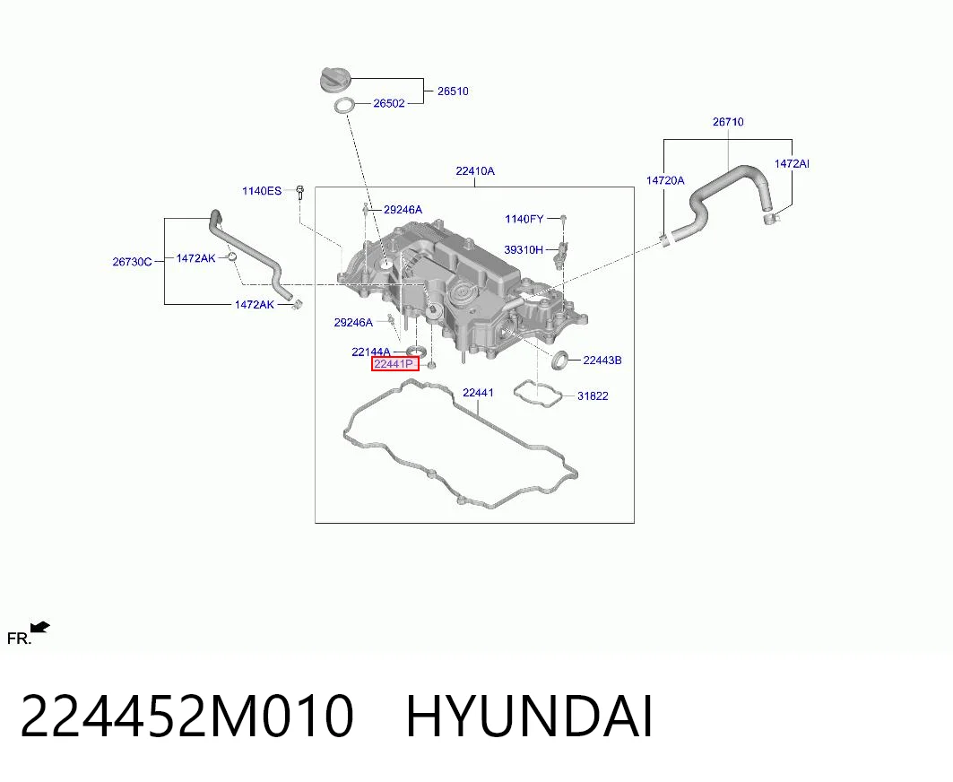 224452M010 Hyundai/Kia 