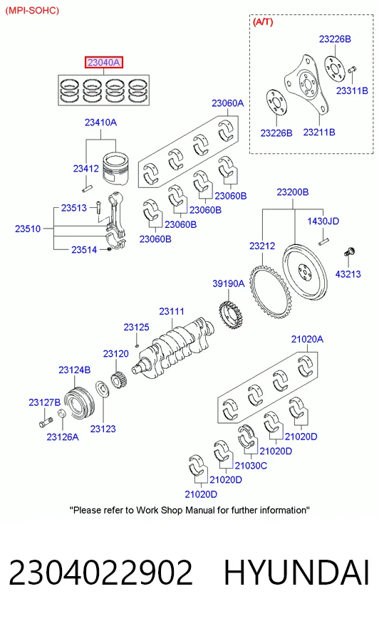 2304022902 Hyundai/Kia