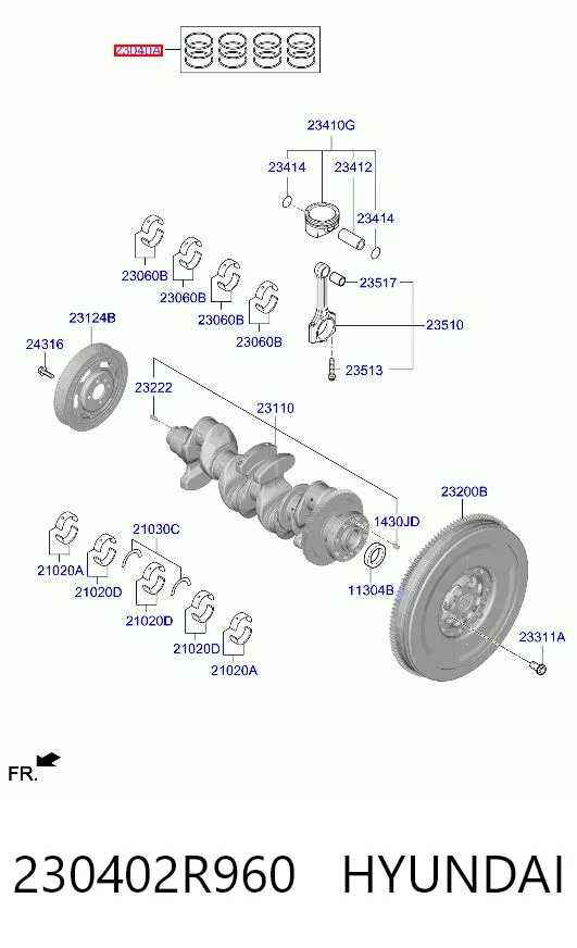 230402R960 Hyundai/Kia 