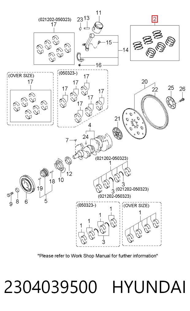 2304039500 Hyundai/Kia 