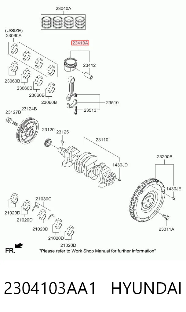 2304103AA1 Hyundai/Kia 