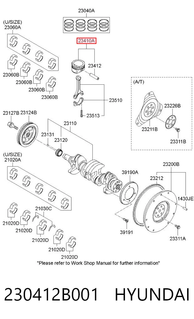 Поршень с пальцем без колец, STD NE/NPR 130087001900 цена, от 19.21 USD
