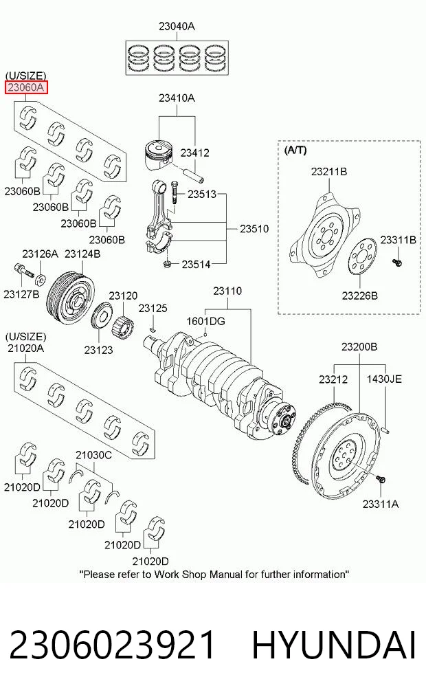 RK7210A025 TDC Вкладыши коленвала шатунные комплект 1-й ремонт
