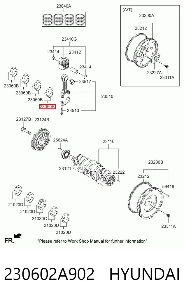 Шатунные вкладыши коленчатого вала King CR4522PL цена, от 23.36 USD