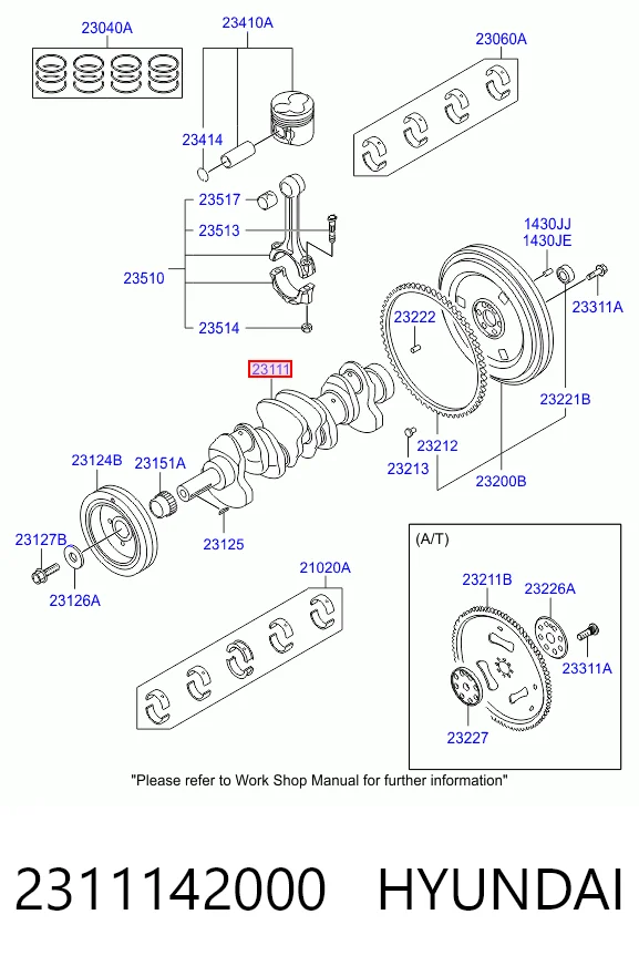 Купить 3S105002 AND Коленвал