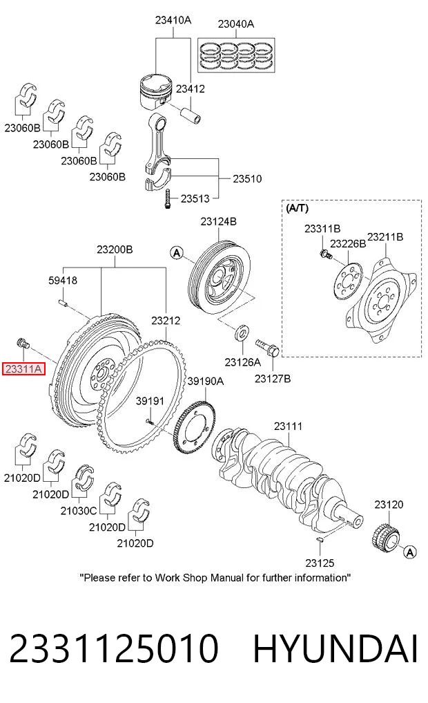 2331125010 Hyundai/Kia 