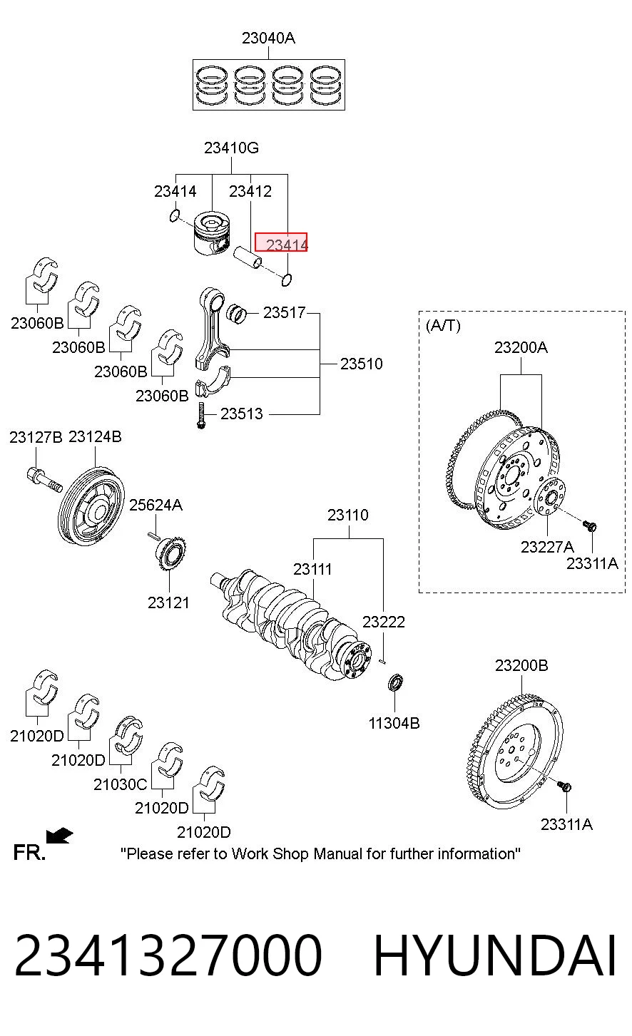 2341327000 Hyundai/Kia