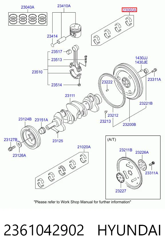 Купить R113A050 Taiho Вкладыши шатунные, 2-й ремонт