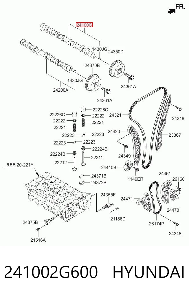 241002G600 Hyundai/Kia 