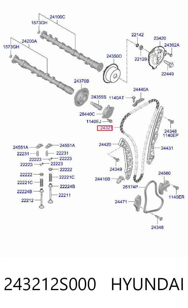 243212S000 Hyundai/Kia 