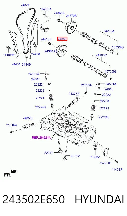 243502E650 Hyundai/Kia 