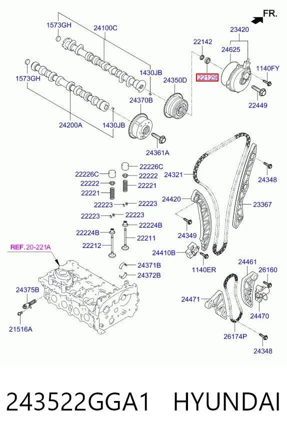 243522GGA1 Hyundai/Kia 