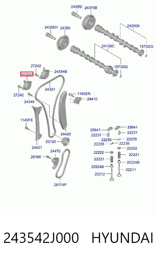 243542J000 Hyundai/Kia 