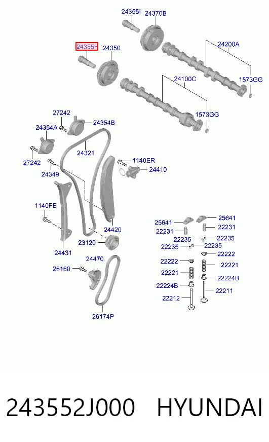 243552J000 Hyundai/Kia 