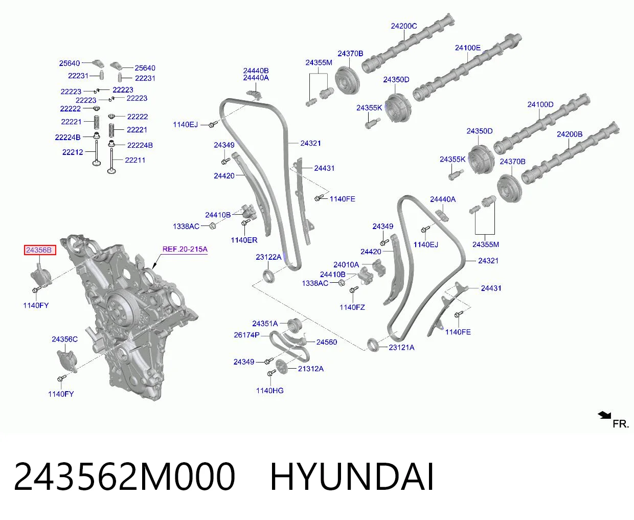 243562M000 Hyundai/Kia 