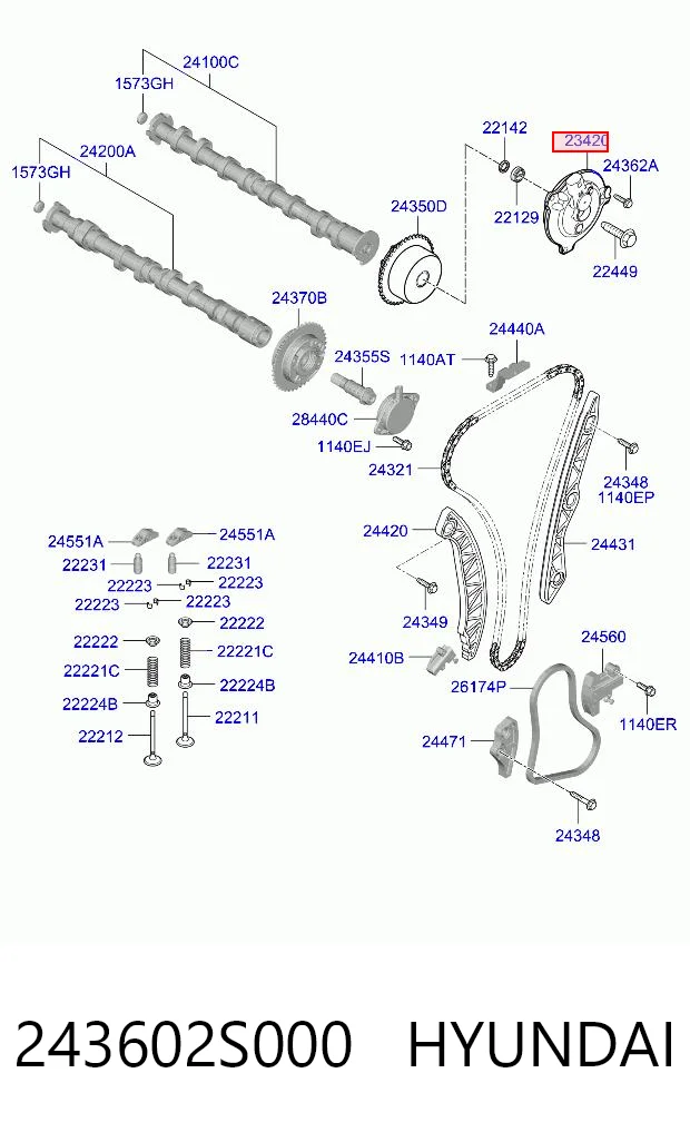 243602S000 Hyundai/Kia 