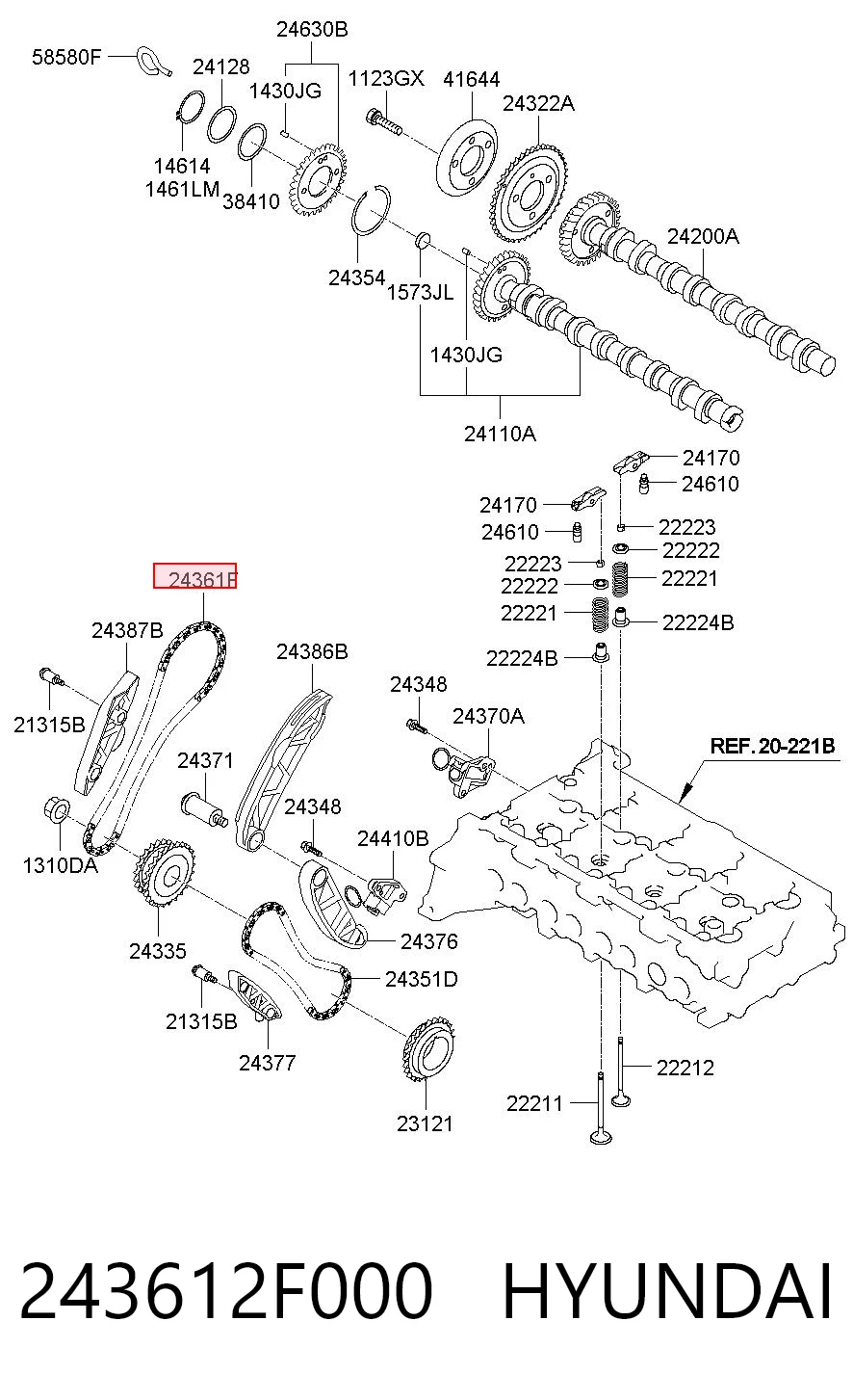 243612F000 INA Цепь