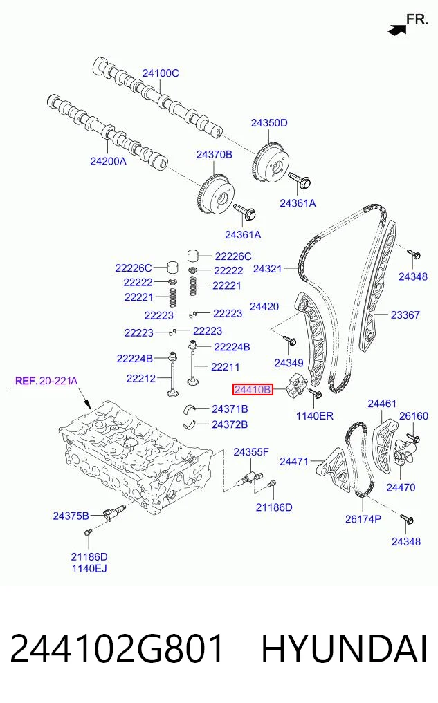 244102G801 Hyundai/Kia 