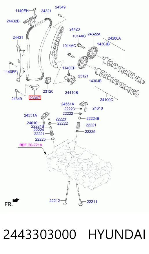2443303000 Hyundai/Kia 