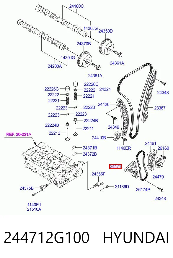 244712G100 Hyundai/Kia 