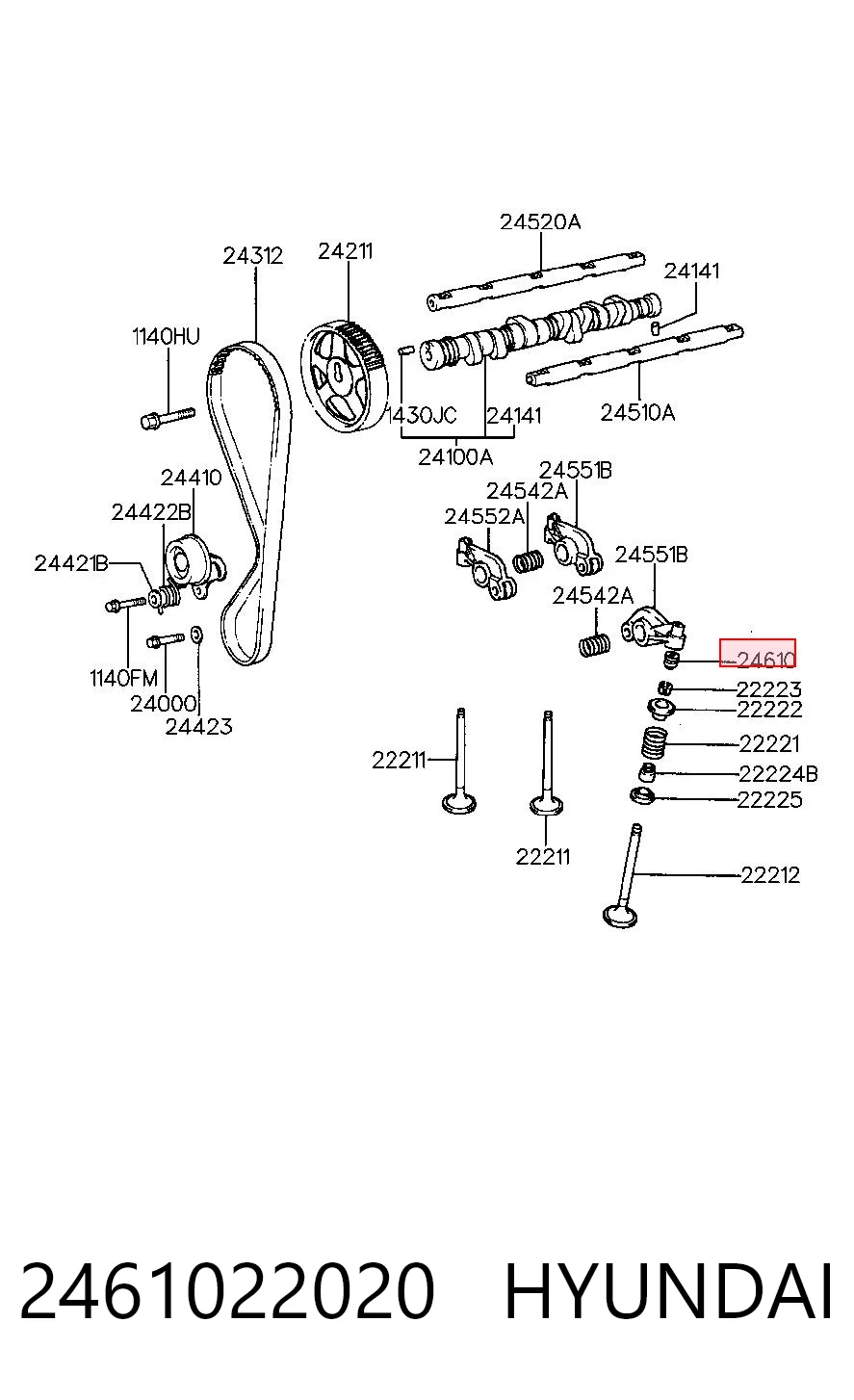 2461022020 Hyundai/Kia Гидрокомпенсатор