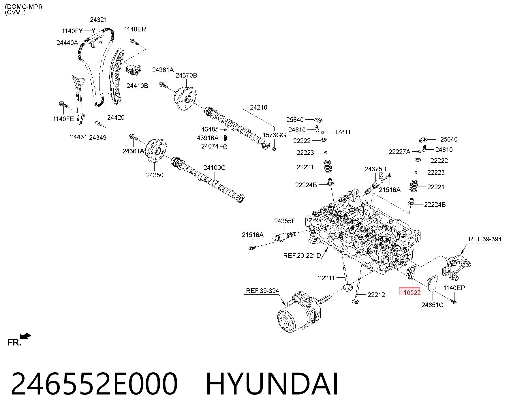 246552E000 Hyundai/Kia 