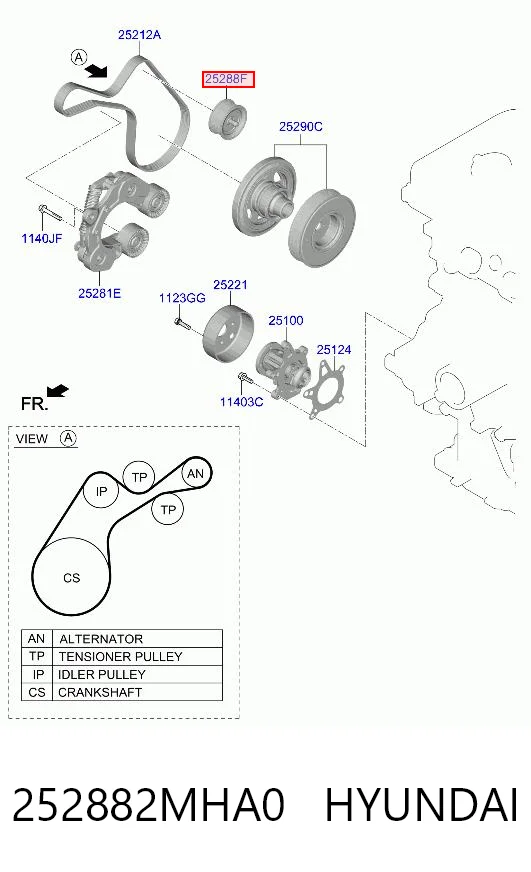252882MHA0 Hyundai/Kia 