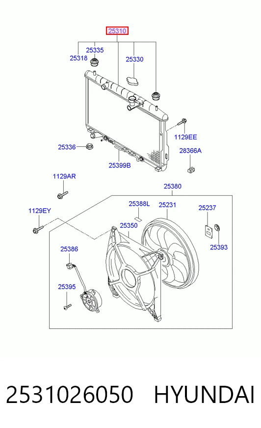 Радиатор 4050082 Polcar