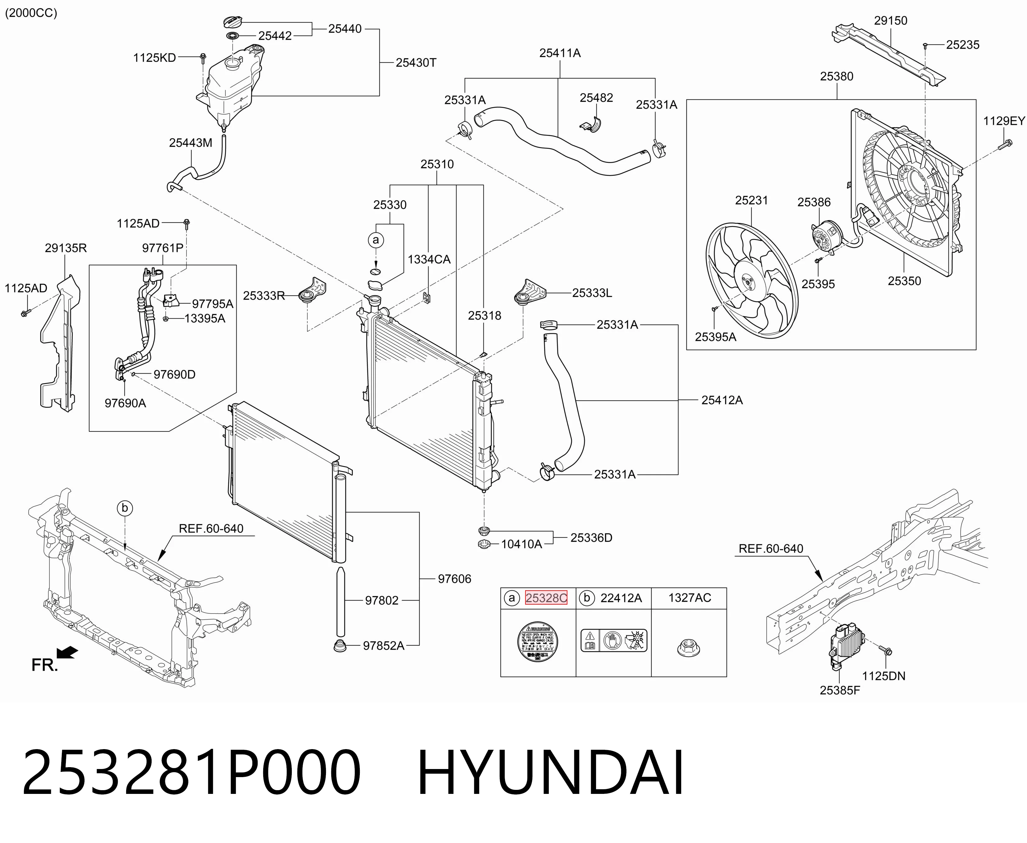 253281P000 Hyundai/Kia