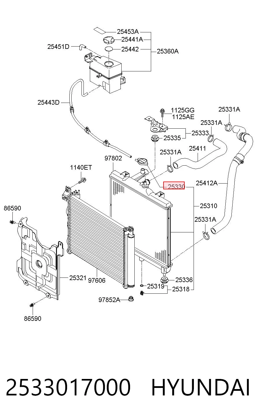 Крышка радиатора MB221855 Mitsubishi