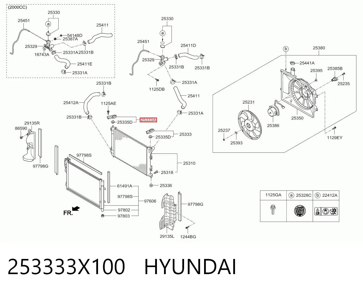 253333X100 Hyundai/Kia 