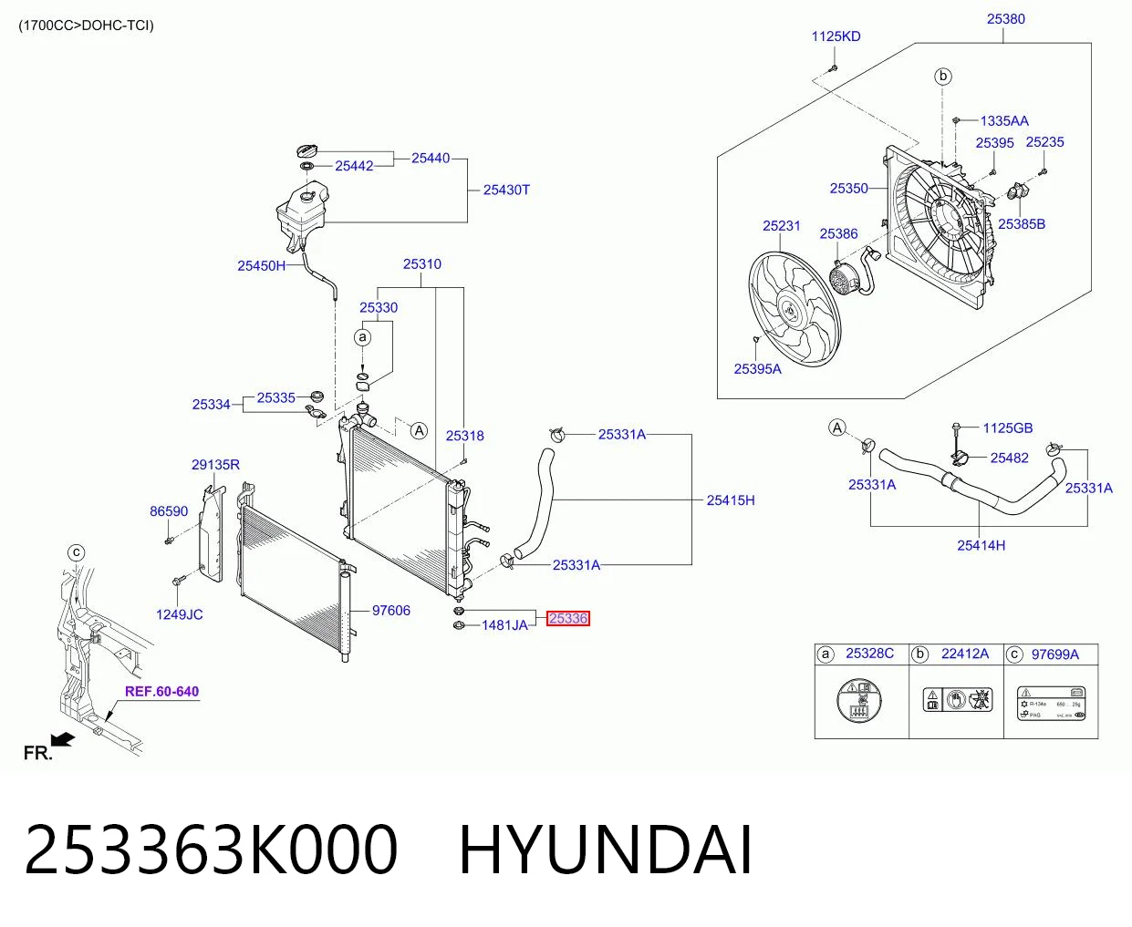 253363K000 Hyundai/Kia 