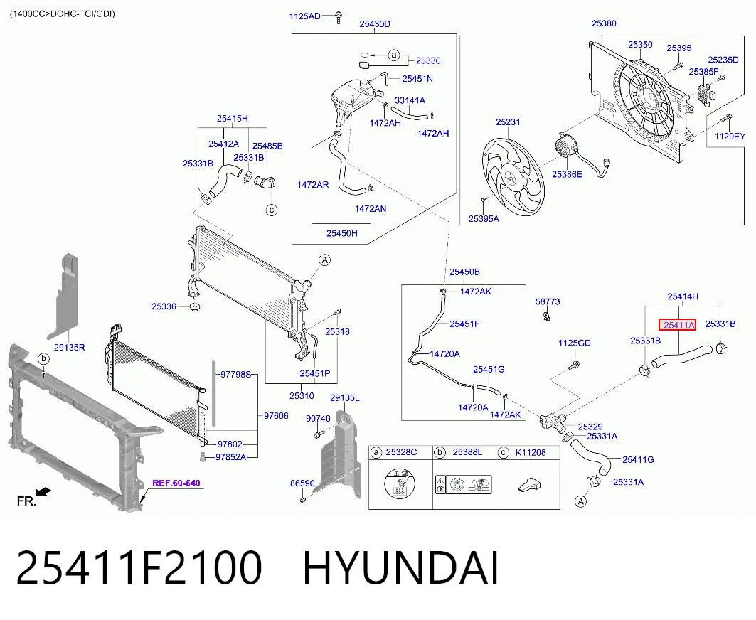 25411F2100 Hyundai/Kia 