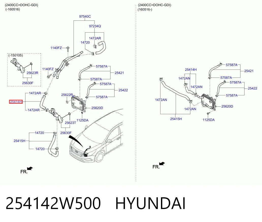 254142W500 Hyundai/Kia 