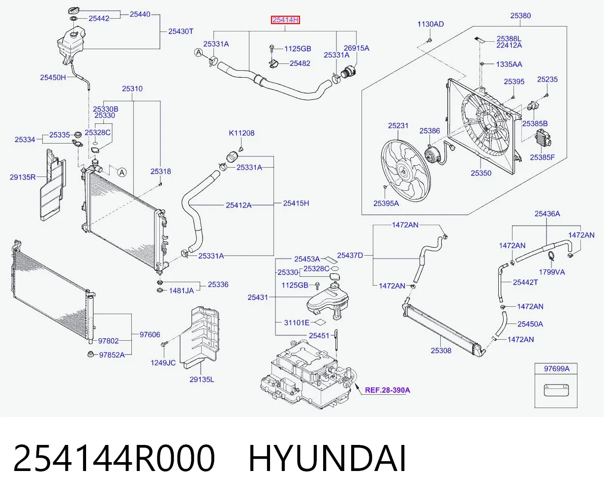 254144R000 Hyundai/Kia 
