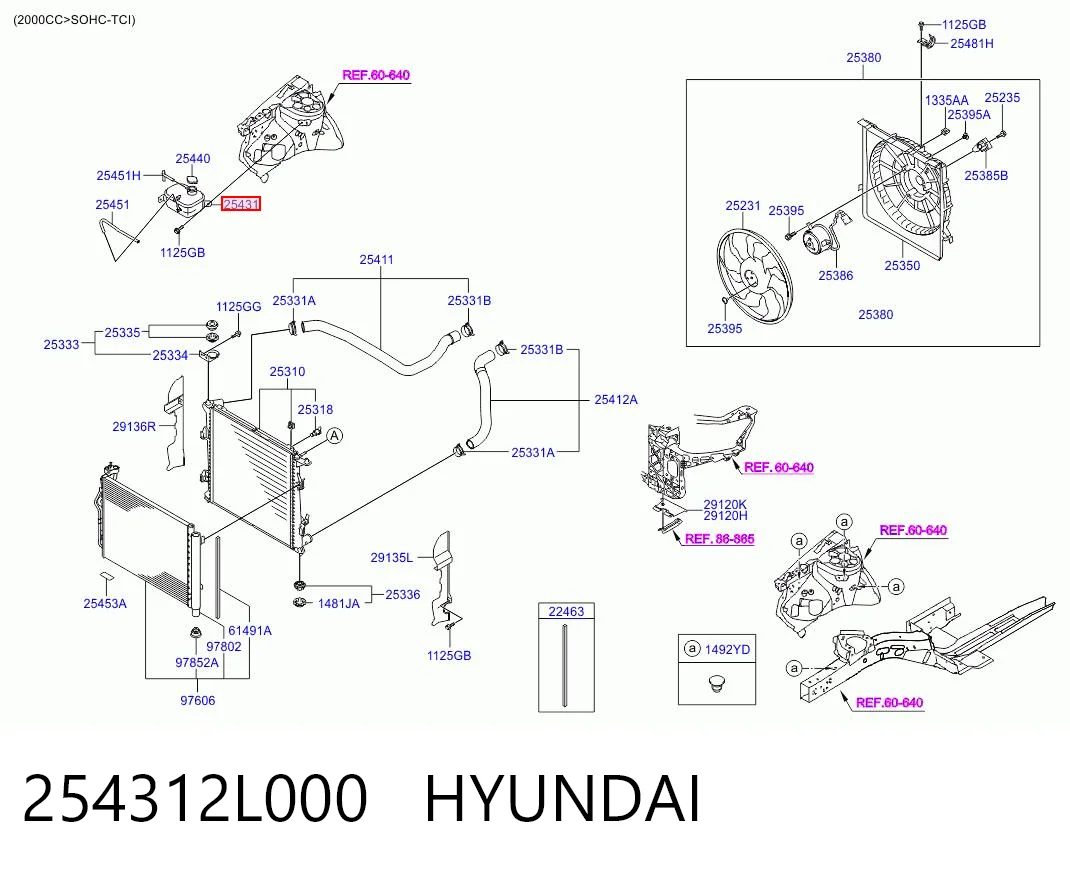 Купить 4015ZB1 Polcar Водяной бачок системы охлаждения