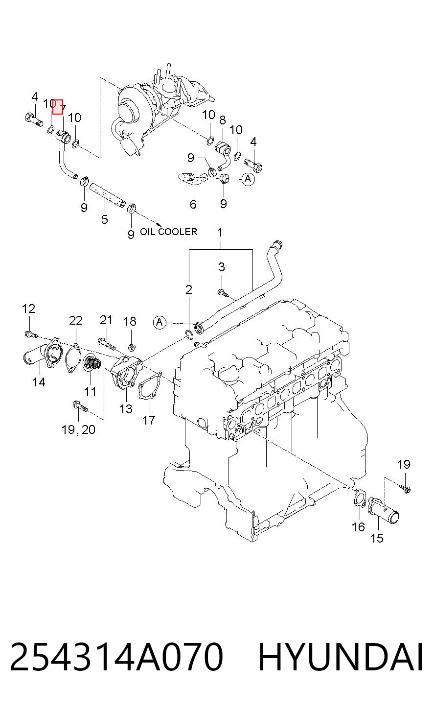 254314A070 Hyundai/Kia 