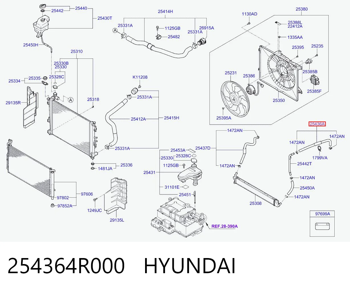 254364R000 Hyundai/Kia 