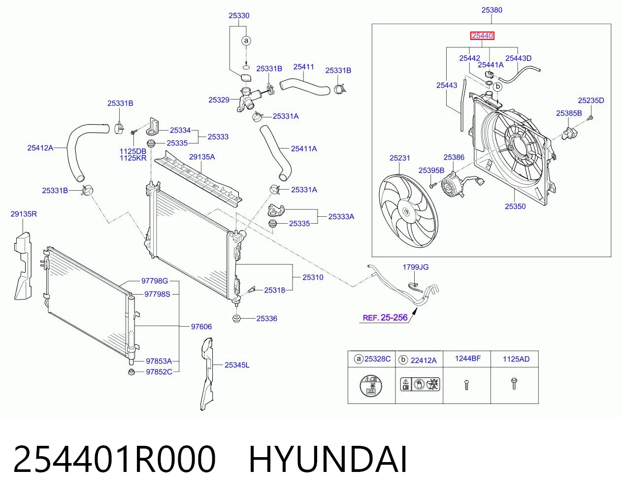 254401R000 Hyundai/Kia Крышка бачка