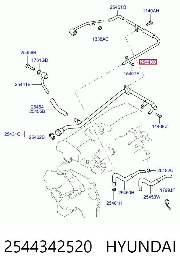 2544342520 Hyundai/Kia 